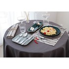 Блюдо керамическое сервировочное «Рапсодия. Лист», 36×12×4 см, цвет зелёный - Фото 4