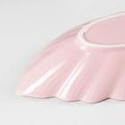 Блюдо керамическое сервировочное «Рапсодия. Лист», 22×12×3,5 см, цвет розовый - Фото 3