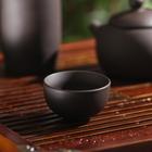 Набор для чайной церемонии «Шоколад», 7 предметов: чайник 150 мл, 4 чашки 40 мл, банка 150 мл, салфетка - фото 804574767