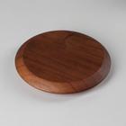 Чайная пара керамическая с ложкой «Улун», 2 предмета: чашка 280 мл, блюдце d=13 см, цвет зелёный - Фото 3