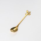 Чайная пара керамическая с ложкой «Улун», 2 предмета: чашка 280 мл, блюдце d=13 см, цвет зелёный - фото 24365001