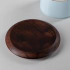 Чайная пара керамическая с ложкой «Улун», 2 предмета: чашка 280 мл, блюдце d=13 см, цвет светло-голубой - Фото 3