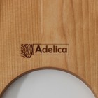 Столик - поднос для вина Adelica, с менажницей и складными ножками, на 2 персоны, d=32×1,8 см, берёза - фото 4600517