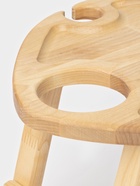 Столик - поднос для вина в форме сердца Adelica, с менажницей и складными ножками, на 2 персоны, d=30×1.8 см, дерево берёза - Фото 7