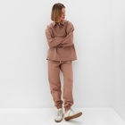 Костюм женский (джемпер, брюки) MINAKU: Casual Collection цвет бежевый, размер 44 - Фото 2