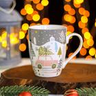 Кружка фарфоровая Доляна «На встречу Новому году», 350 мл - Фото 2