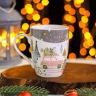 Кружка фарфоровая Доляна «На встречу Новому году», 350 мл - Фото 3