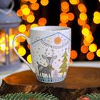 Кружка фарфоровая Доляна «Серебряное копытце», 350 мл - Фото 2