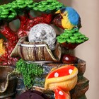 Фонтан "Птички у мельницы" грибочки, 18х12х25 см (с подсветкой) 7081166