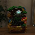 Фонтан "Птички у мельницы" грибочки, 18х12х25 см (с подсветкой) 7081166