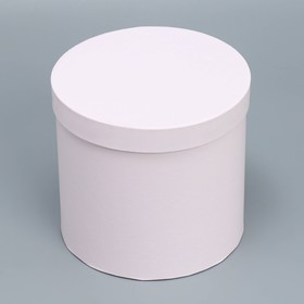 Коробка подарочная круглая, упаковка, «Розовый», 13 х 13,5 см