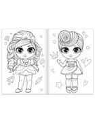 Раскраска для девочек «Вечерний образ», 16 стр., формат А4 - Фото 2