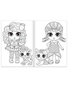 Раскраска для девочек «Гуляем с питомцем», А4 - Фото 2