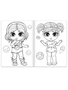 Раскраска для девочек «Каникулы на пляже», А4 - Фото 3