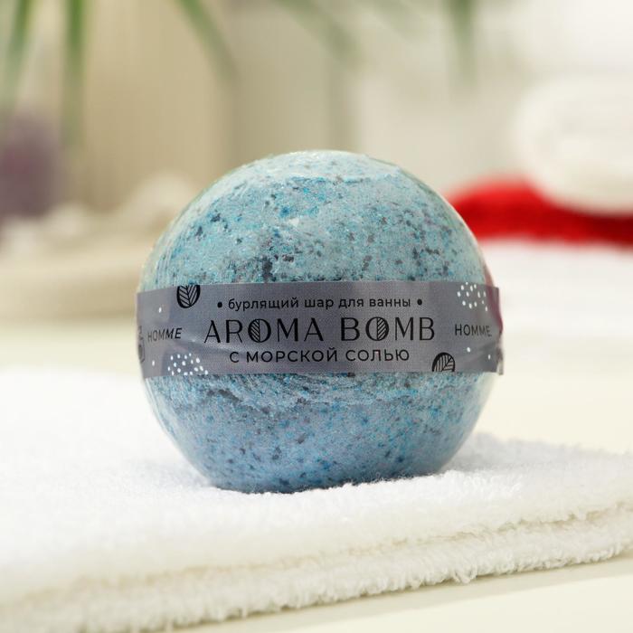 Бомбочка для ванн Aroma Soap Homme, 130 г - Фото 1