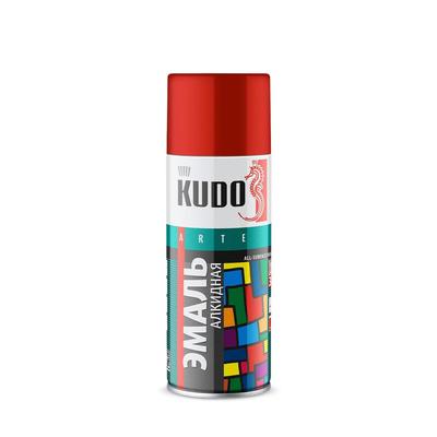 Эмаль универсальная KUDO, KU-10042, Темно красный, 520мл