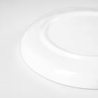 Тарелка керамическая обеденная Gold, d=25 см, цвет белый - фото 23870963