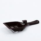 Совок для кошачьего туалета 22.5×9.5×4 см, шоколадный - Фото 3