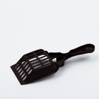 Совок для кошачьего туалета 22.5×9.5×4 см, шоколадный - Фото 4