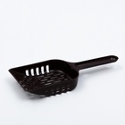 Совок для уборки кошачьего туалета, шоколадный - Фото 3