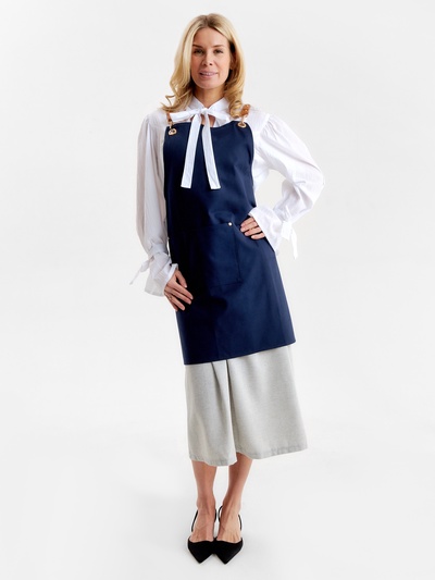 Фартук Этель «Стиль», синий, 70×78 см, 100% хлопок