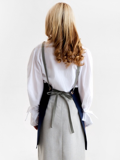 Фартук Этель «Стиль», синий, 70×78 см, 100% хлопок