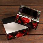 Коробка подарочная, крышка - дно, «Волшебная ночь», 14.5×14.5×6 см - Фото 4