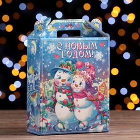 Подарочная коробка "Зимняя Фантазия", 16,8 х 7 х 25 см (комплект 5 шт)