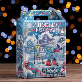 Подарочная коробка "Зимняя Фантазия", 16,8 х 7 х 25 см (комплект 5 шт)