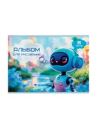 Альбом для рисования Calligrata А4, 8 листов, на скрепке, МИКС - Фото 4