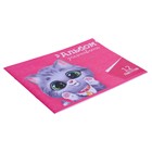Альбом для рисования А4, 12 листов на скрепке "Котёнок", обложка мелованная бумага 120 г/м², внутренний блок офсет 100 г/м² - Фото 2