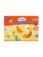 Альбом для рисования Calligrata А4, 12 листов на скрепке, обложка мелованный картон, внутренний блок офсет 100 г/м² - Фото 6