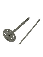 Дюбель ТУНДРА, для утеплителя, с пластиковым гвоздем, 10×160 мм, черный, 50 шт. - Фото 5