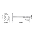 Дюбель ТУНДРА, для утеплителя, с пластиковым гвоздем, 10×160 мм, черный, 50 шт. - Фото 6