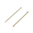 Гвозди ТУНДРА, финишные, ГОСТ 7811-7035, латунированные, 1,4x30 мм, 50 шт - Фото 1