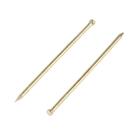 Гвозди ТУНДРА, финишные, ГОСТ 7811-7035, латунированные, 1,4x40 мм, 40 шт - Фото 1