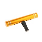 Ароматизатор в дефлектор Grand Caratt, металл, 8 см, апельсин, золотой - фото 9359299