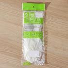 Перчатки хозяйственные Доляна, ПВХ, 70 гр, размер M, цвет белый - Фото 4