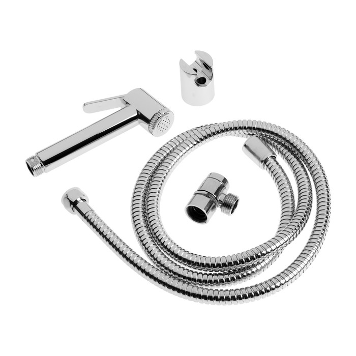 Набор для гигиенического душа с аэратором-переключателем (лейка, шланг и держатель) Accoona - Фото 1