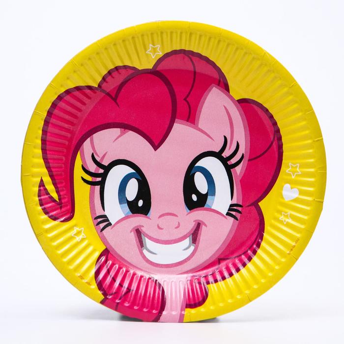 Тарелка бумажная "С Днем Рождения!", 18 см, My Little Pony - Фото 1
