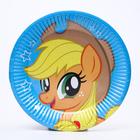 Тарелка бумажная "С Днем Рождения!", 18 см, My Little Pony - Фото 6