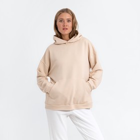 Худи женское MINAKU: Casual collection цвет бежевый, р-р 50 7322439