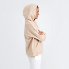 Худи женское MINAKU: Casual collection цвет бежевый, р-р 52 7322440 - фото 14368170