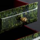 Ларец "Комод", 23х12,5х15 см, натуральный камень, змеевик - фото 9262660