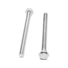 Болт ТУНДРА, оцинкованный, DIN 933, класс прочности 8.8, М6х80 мм, 2 шт 7156519