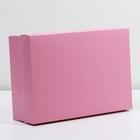 Коробка подарочная складная, упаковка, «Розовый», 30 х 20 х 9 см - Фото 3