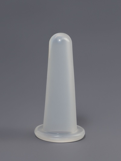 Банка вакуумная для массажа, размер M, d=3.9 см, прозрачная