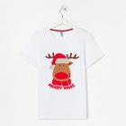 Футболка женская KAFTAN "Merry Xmas" р. 44-46 - Фото 4