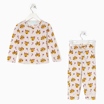 Пижама детская новогодняя KAFTAN Happy Holidays, размер 30 (98-104 см)