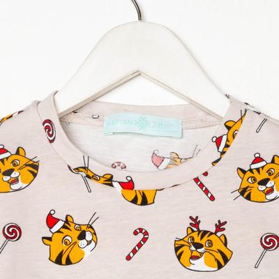 Пижама детская новогодняя KAFTAN Happy Holidays, размер 30 (98-104 см)